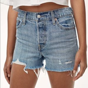 Levi’s “Wedgie” High Waist Shorts